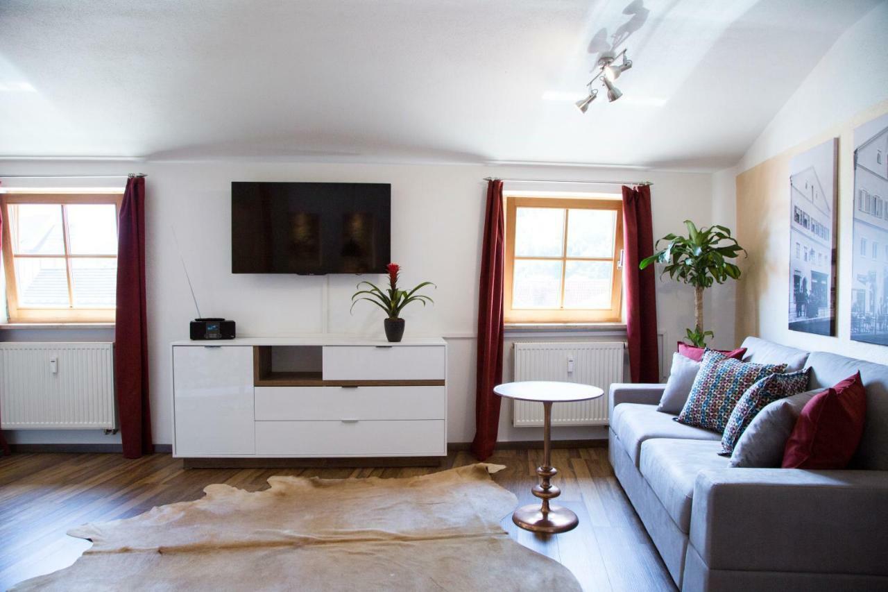 Altstadt Ferienwohnung An Der Stadtmauer Füssen Buitenkant foto