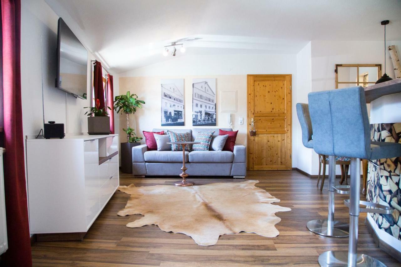 Altstadt Ferienwohnung An Der Stadtmauer Füssen Buitenkant foto
